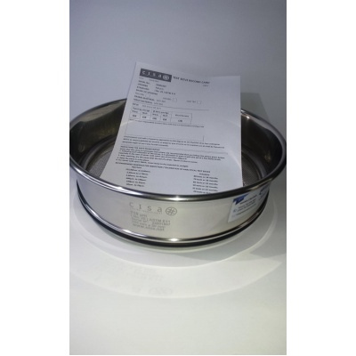 Tamiz Malla 25 US STD, 8 pulgadas, Acero Inoxidable Cisa