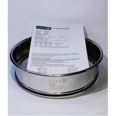 Tamiz Malla 100 US STD, 8 pulgadas, Acero Inoxidable Cisa