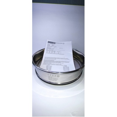 Tamiz Malla 40 US STD, 8 pulgadas, Acero Inoxidable Cisa