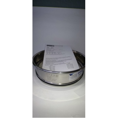 Tamiz Malla 45 US STD, 8 pulgadas, Acero Inoxidable Cisa